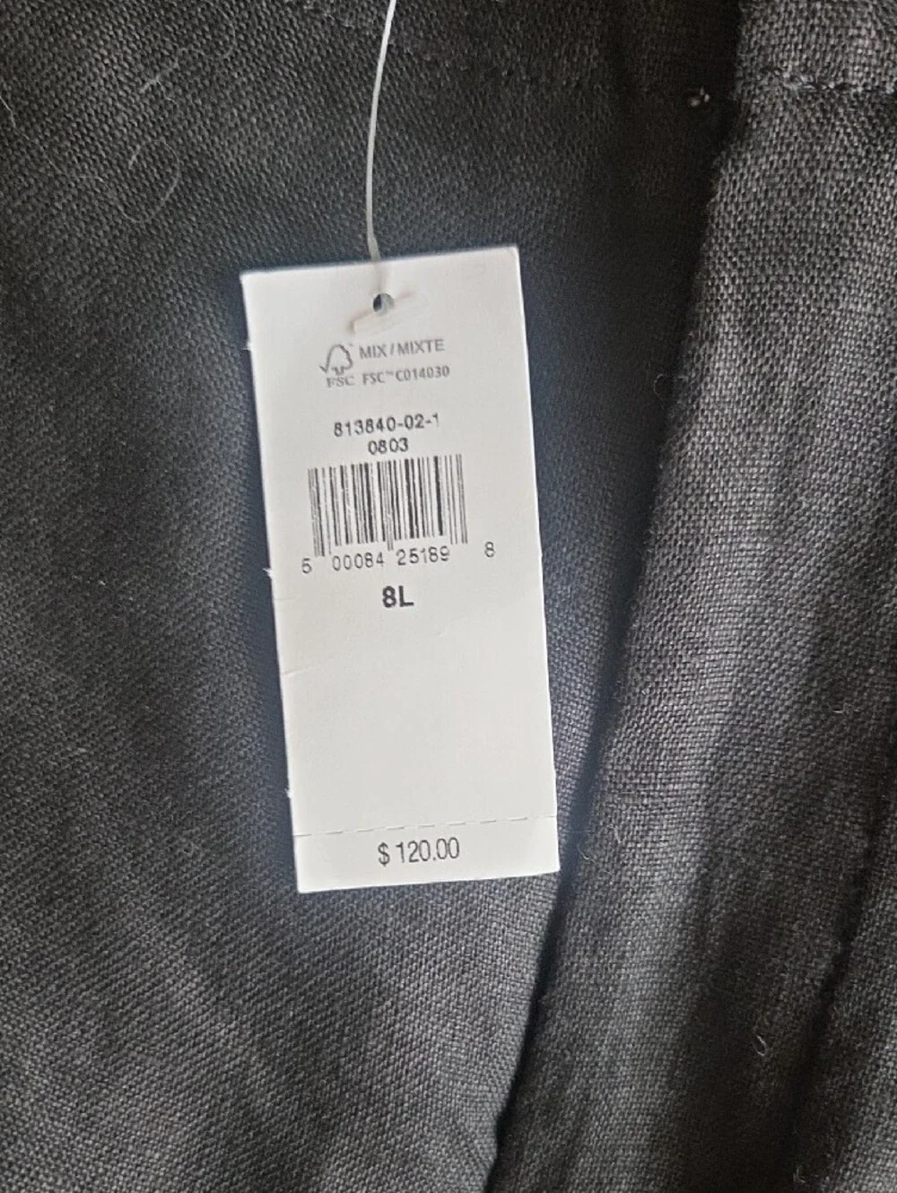 Banana Republic Black Linen Pants - 8 L